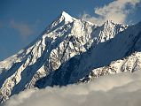 11 Tilicho Peak Close Up Afternoon From Yak Kharka Around Dhaulagiri